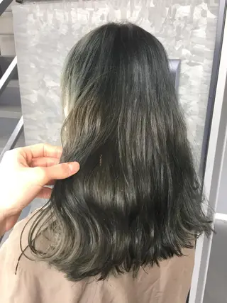 ロング カラー 髪質改善/白髪ぼかし KENTAのヘアスタイル