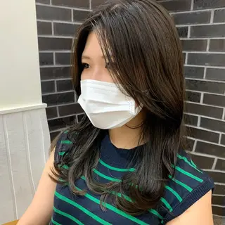 ショート カラー パーマ ヘアアレンジ メンズ キッズ ネイル マツエク・マツパ 骨格補正カット/ レイヤー🌿JUNのヘアスタイル