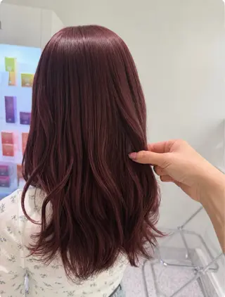 ミディアム カラー パーマ ヘアアレンジ メンズ 透明感カラー/ 新潟万代/池野里衣のヘアスタイル