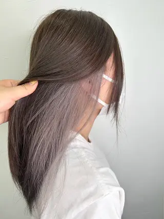 セミロング エクステ*美髪サロン KR2S河内長野店長のヘアスタイル