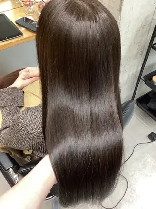 セミロング カラー ヘアアレンジ/柔らか 艶カラー/AKARIのヘアスタイル