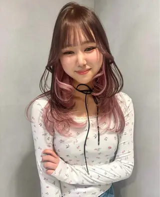 セミロング Noe🎀 梅田美容師のヘアスタイル