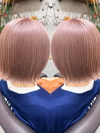 ミディアム カラー C'LD Hair トモヤのヘアスタイル