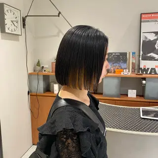 ミディアム パーマ 酸性縮毛矯正/ ホッタケイシのヘアスタイル