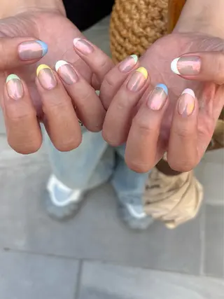 ネイル パラジェル［阿波座］ 大人可愛い/持込可能のネイルデザイン