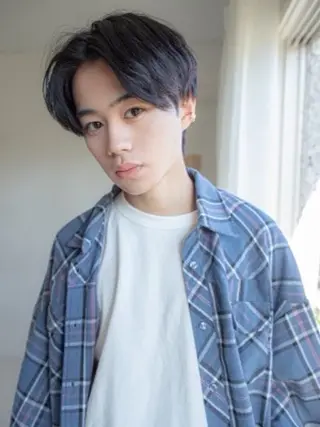 メンズ 鹿村 胡桃のヘアスタイル