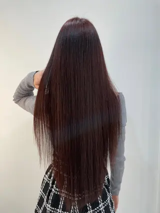 ロング カラー ヘアアレンジ 髪質改善/縮毛矯正 RYOのヘアスタイル