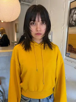 ミディアム カラー 村上雅人 ナチュラルモードのヘアスタイル