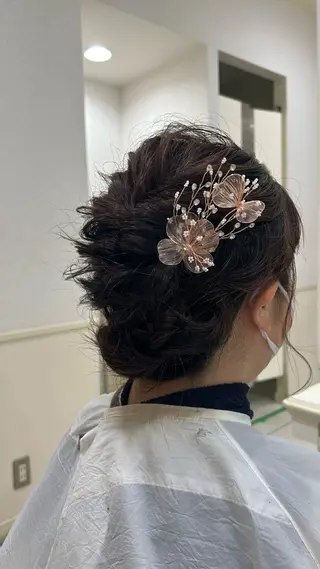 ロング ヘアアレンジ 丹下 朋香のヘアスタイル