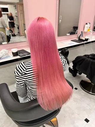 ミディアム カラー ヘアアレンジ 💕上野美容師☁ ブリーチ💖サワのヘアスタイル