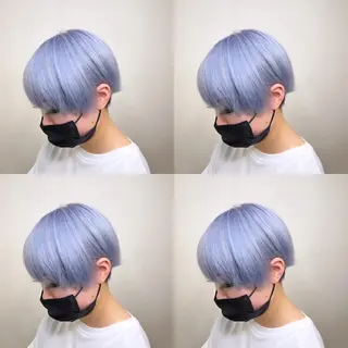 ショート カラー 髪質改善･縮毛矯正 特化･ユウシンのヘアスタイル