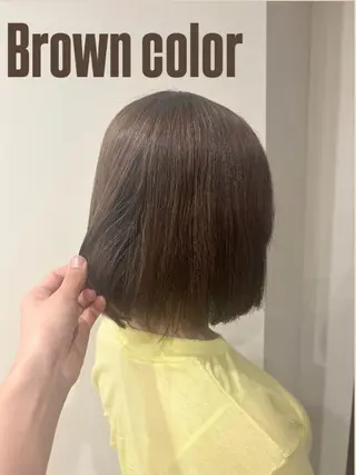 セミロング カラー Wカラー/ワンカラー ジュリ❤️‍🔥のヘアスタイル