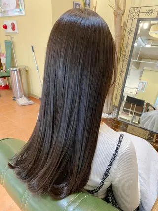 ロング カラー 石井 佑樹のヘアスタイル