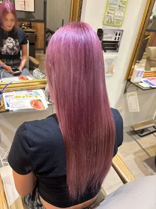 ロング 長内 もえのヘアスタイル
