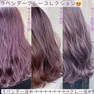 ロング カラー 【渋谷で人気】艶髪× 髪質改善/ツヤカラーのヘアスタイル