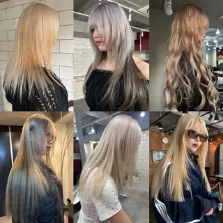 カラー 褒められる ハイトーン⭐️カノンのヘアスタイル
