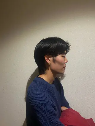 ショート メンズ ルプラボウ 沖  大雅のヘアスタイル