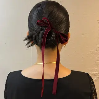 ヘアアレンジ 🦋Misaki🦋 メンズパーマ/着付けのヘアスタイル