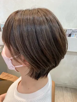 ショート カラー waRin syamp&headのヘアスタイル