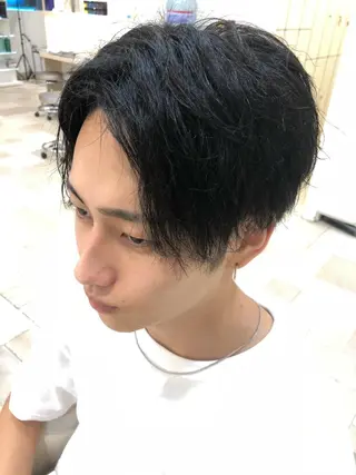 ショート ヘアアレンジ メンズ メンズパーマ特化/ メッシュ/薫/店長のヘアスタイル