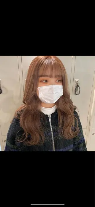 ロング カラー パーマ ヘアアレンジ メンズ キッズ ネイル マツエク・マツパ アイブロウ 透明感カラー・レイヤ ー🎀amika🎀のヘアスタイル