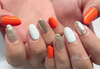 ネイル モチの良さ◉ フィルインネイル♡のネイルデザイン