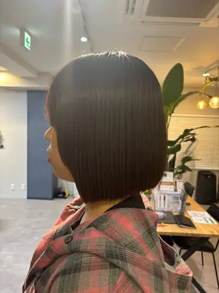 ミディアム ✨髪質改善カラー✨ ストレート☔脇田のヘアスタイル