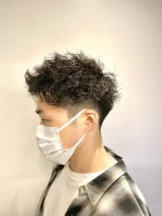ショート パーマ メンズ KEN KENのヘアスタイル