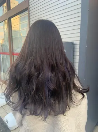 ロング 中村 彩音のヘアスタイル