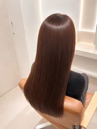 ロング SLASHスラッシュ 伊藤眞代のヘアスタイル