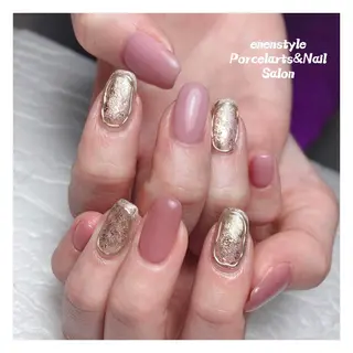 ミディアム ネイル 🐾enen style 🐾のネイルデザイン
