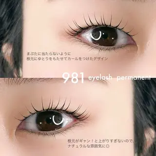 マツエク・マツパ 981 KURUMIのマツエク・マツパデザイン