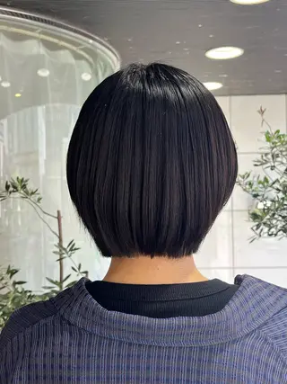 ショート カラー ボブ/暖色カラー コウボヒカルのヘアスタイル