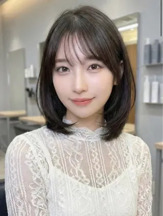 ミディアム ⭐️モデル大募集⭐️ 森下ゆうき⭐️のヘアスタイル