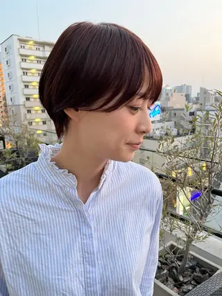 ショート カラー Libre 西野圭一のヘアスタイル