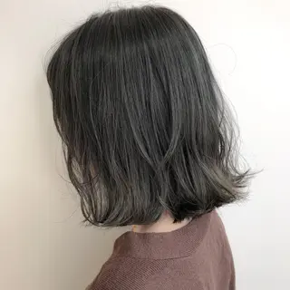 ミディアム カラー 【透明感、艶髪】西村 有司のヘアスタイル