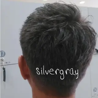 ショート メンズ カラー たき  あいみのヘアスタイル