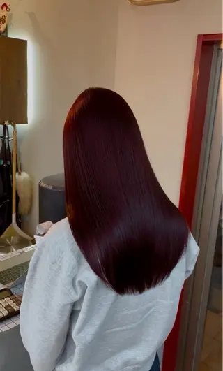 セミロング 中嶋 颯和のヘアスタイル