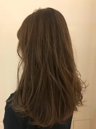 ロング カラー 清水 ちひろ ✄トップスタイリストのヘアスタイル