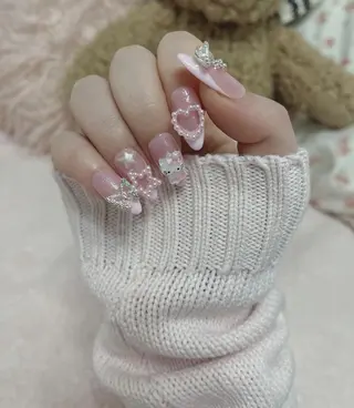 ネイル Sora nail 長さ出し専門店のネイルデザイン