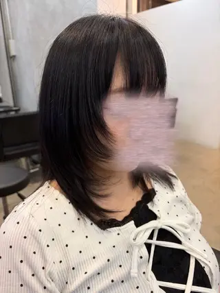 セミロング 川瀬 琉南のヘアスタイル