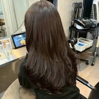 ロング カラー こうら かすみのヘアスタイル