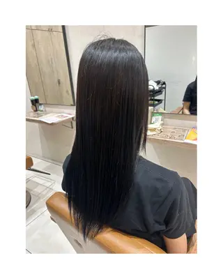 ロング カラー 艶カラー&ストレート ✨️ほのか☺︎″のヘアスタイル