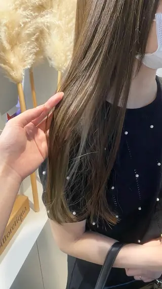 ロング カラー aimee 北垣 愛夏のヘアスタイル