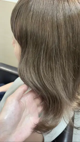 ミディアム カラー ご新規様限定 透明感カラーKANAのヘアスタイル