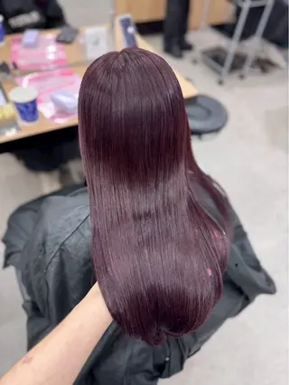 ロング ブリーチありなし× 淡色🎀𝑼𝑻𝑨のヘアスタイル