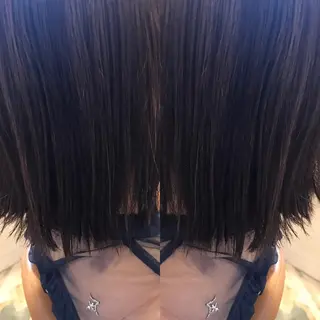 ショート カラー 【体験】韓国 メイク&ヘア天神のヘアスタイル