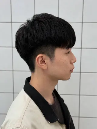 メンズ メンズパーマ/ メッシュ/宗形建哉のヘアスタイル