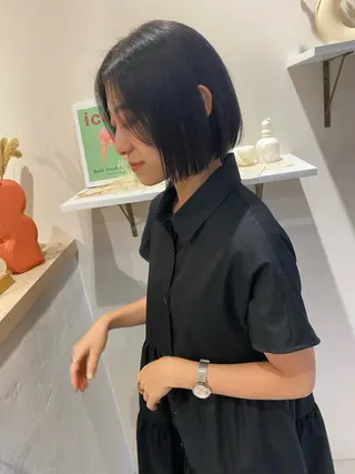 ショート うる艶ヘア♡韓国好き 透明感　shotaのヘアスタイル