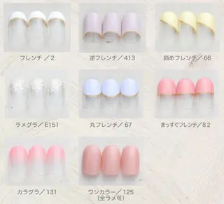 ネイル ハンドモデルネイル スタッフのネイルデザイン